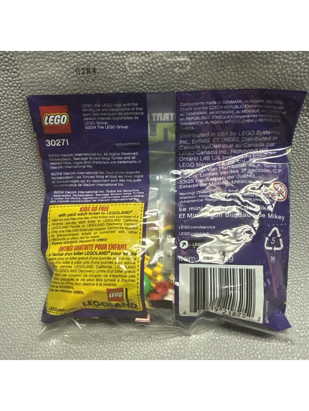 LEGO 30271 Teenage Mutant Ninja Turtles Mikey's Mini Shellraiser 2014 Sealed